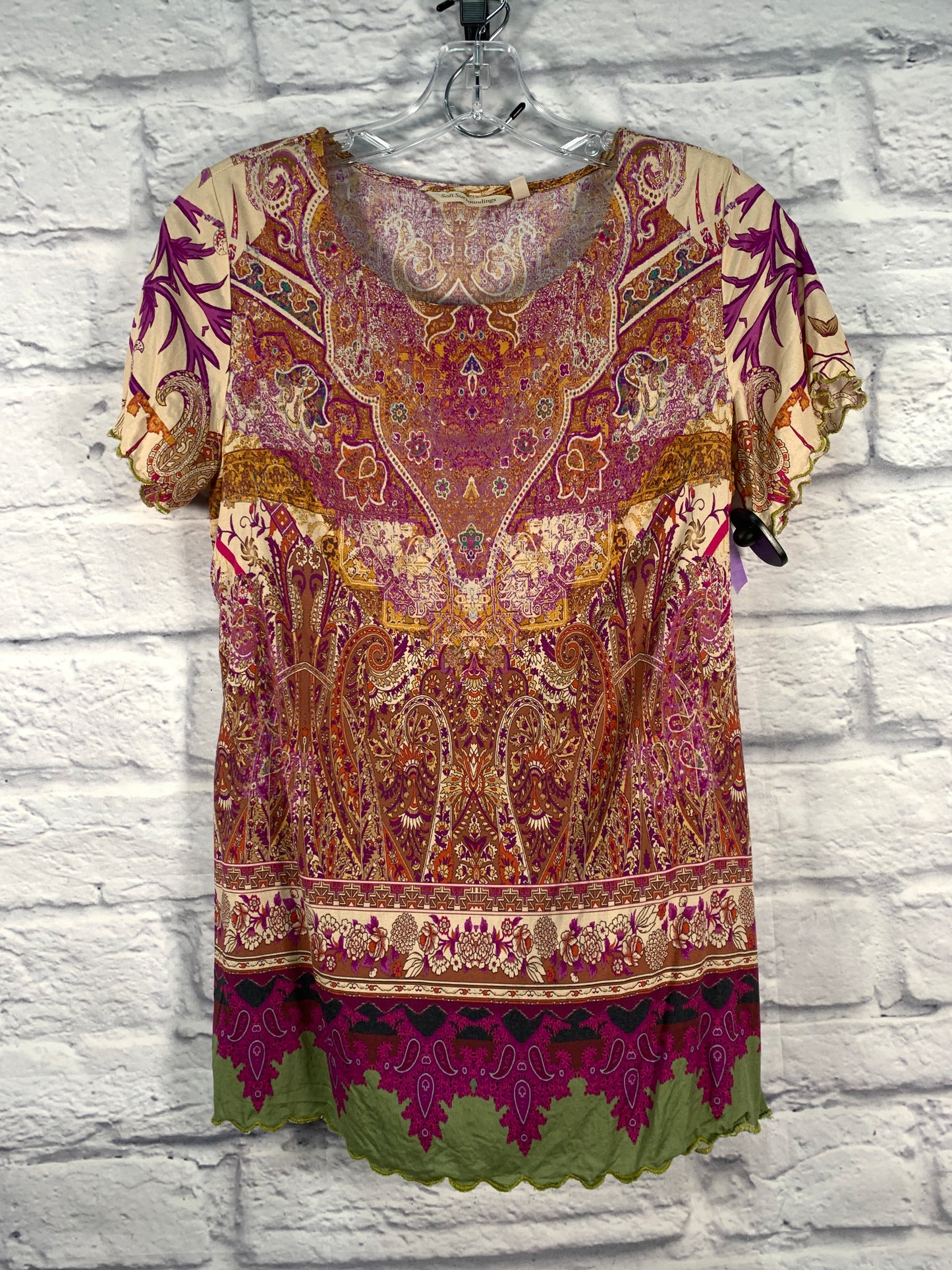 Top Short Sleeve By Soft Surroundings  Size: Xs