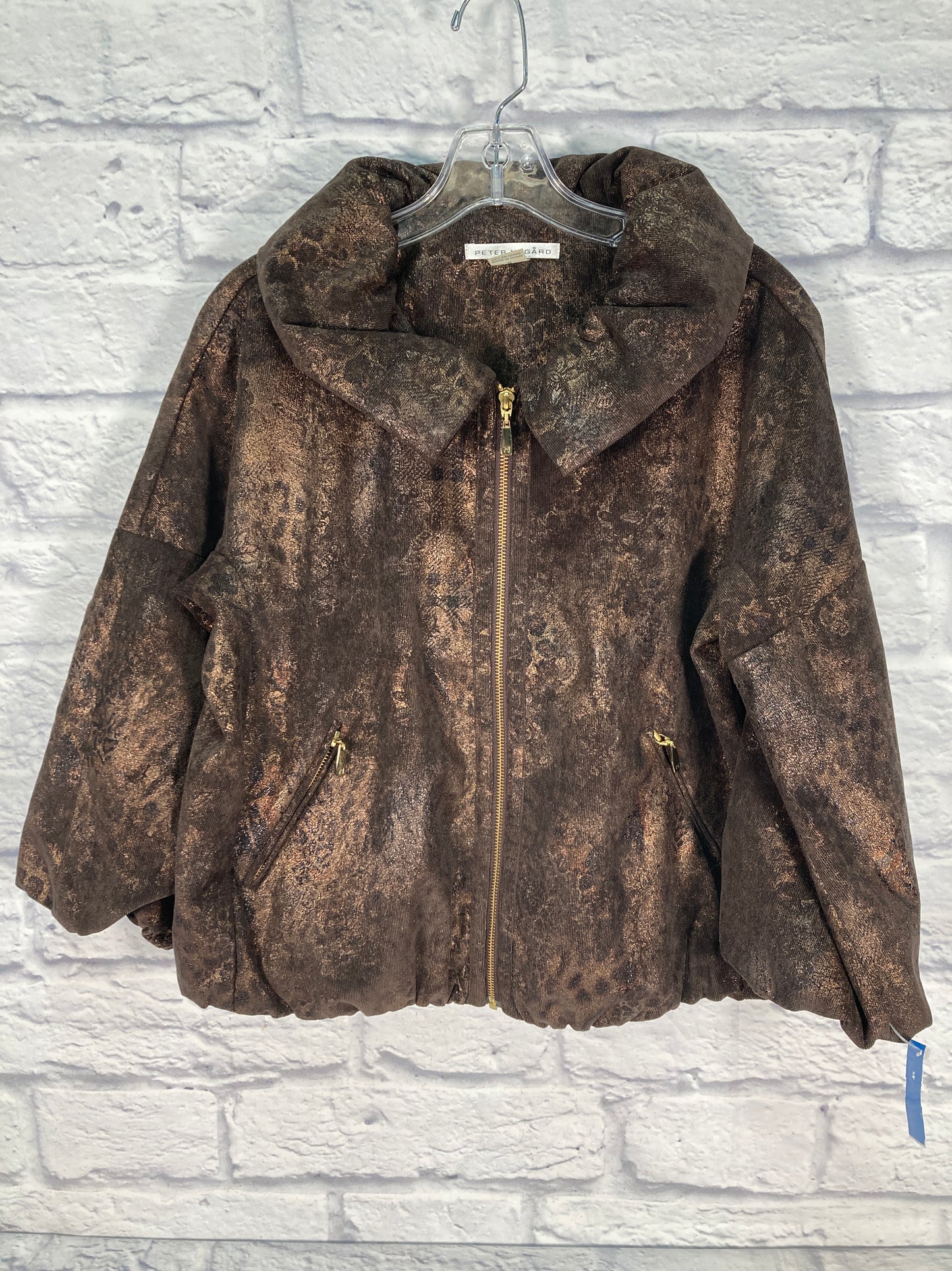 Jacket Other By Peter Nygard In Brown, Size: Petite  Medium