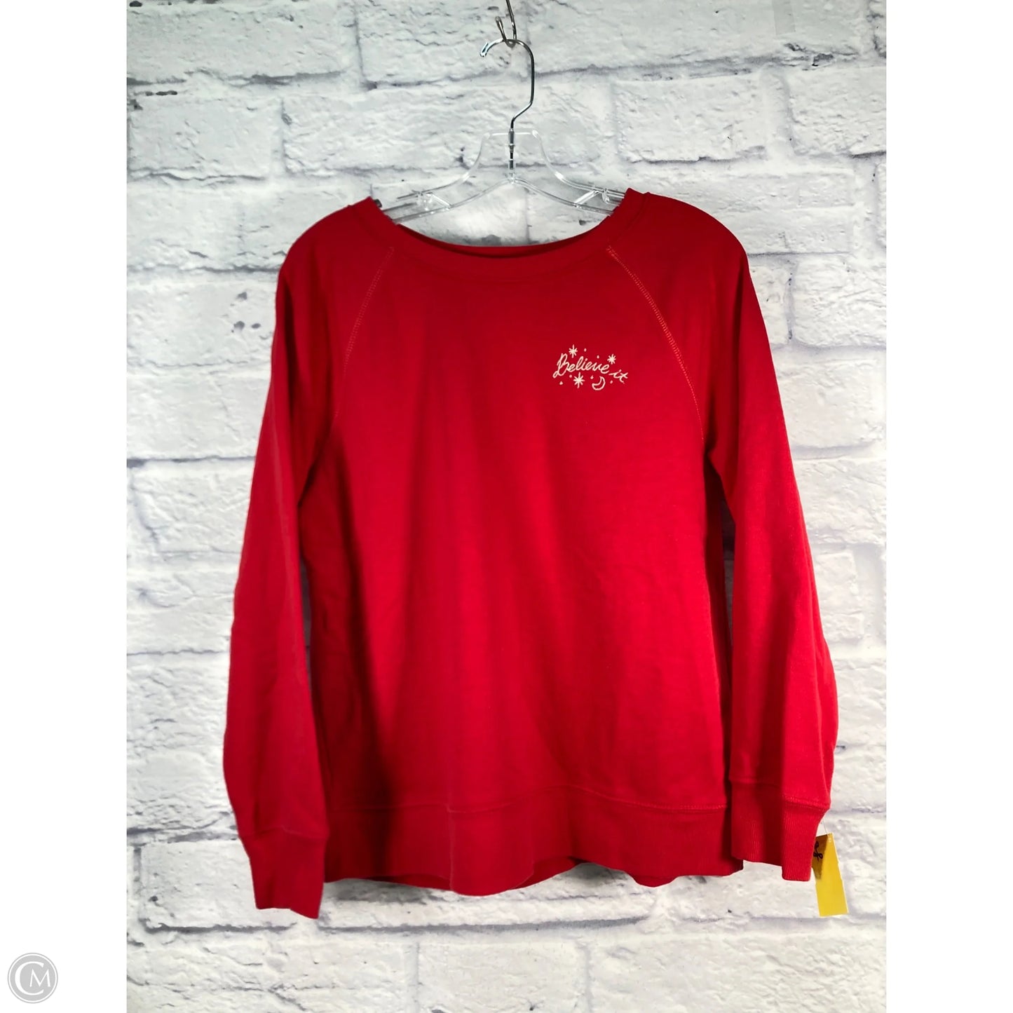 Sweatshirt Crewneck By Old Navy In Red, Size: Mp