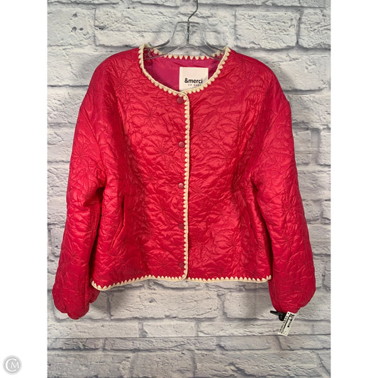Jacket Puffer & Quilted By &merci In Pink, Size: M