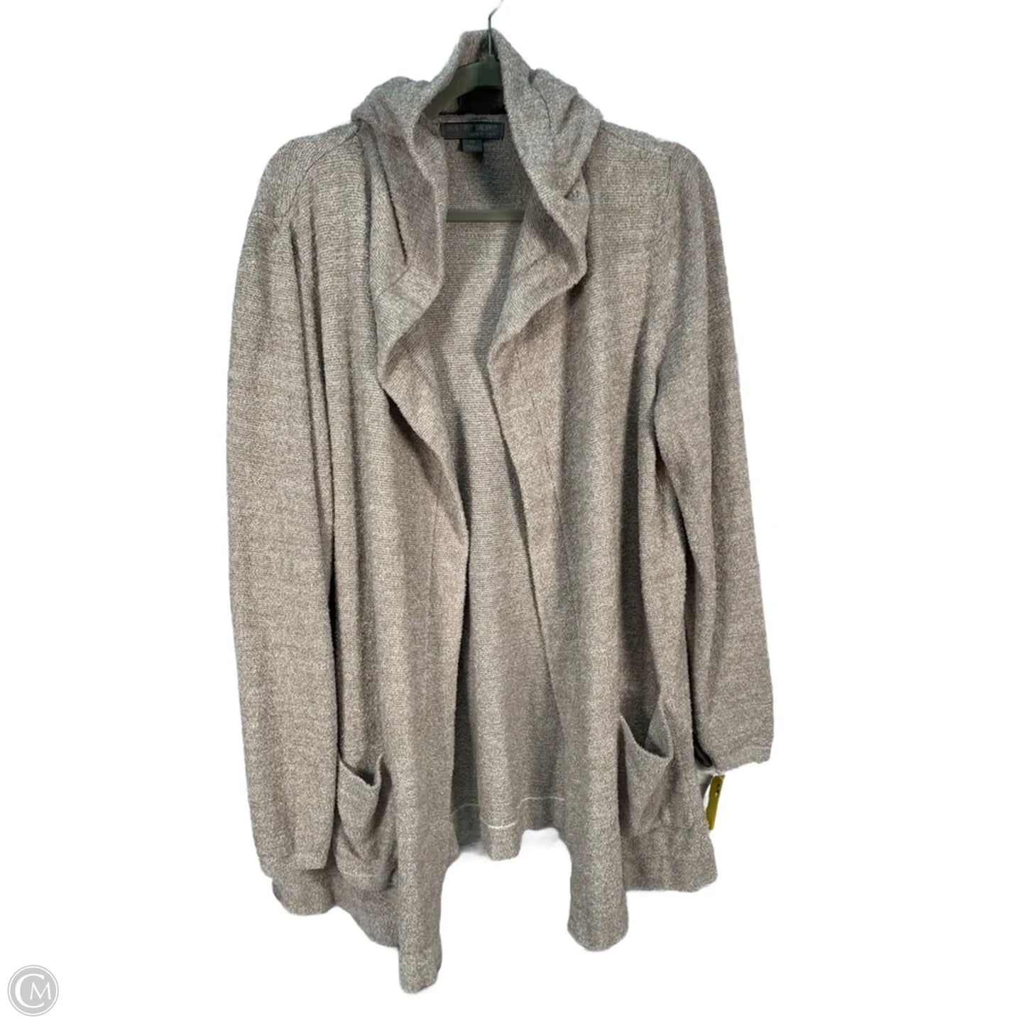 Sweater Cardigan By Barefoot Dreams In Tan, Size: 1x