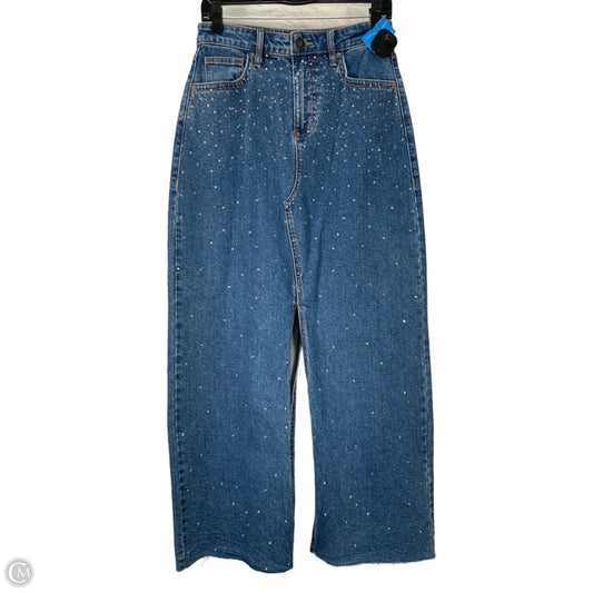 Skirt Maxi By Rock & Roll In Blue Denim, Size: 2