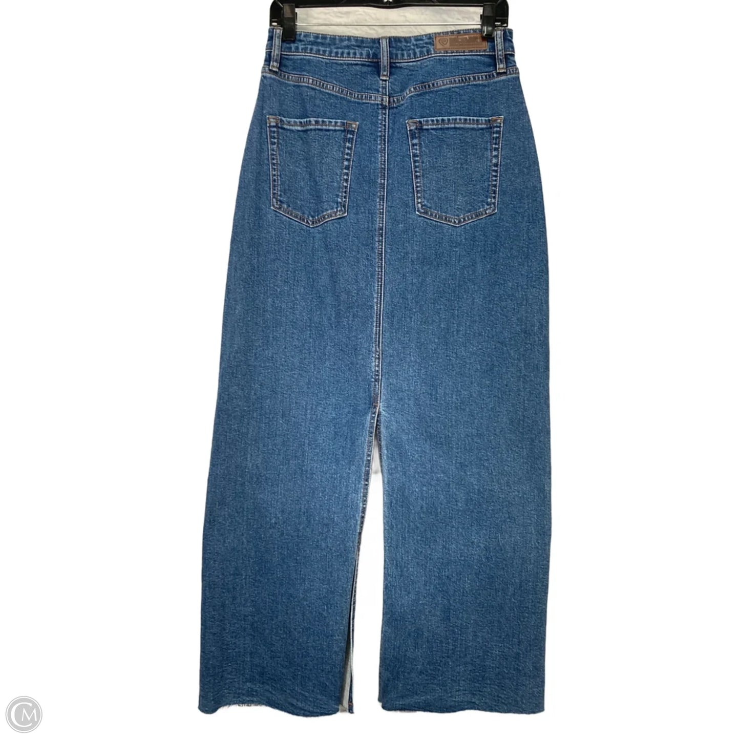 Skirt Maxi By Rock & Roll In Blue Denim, Size: 2