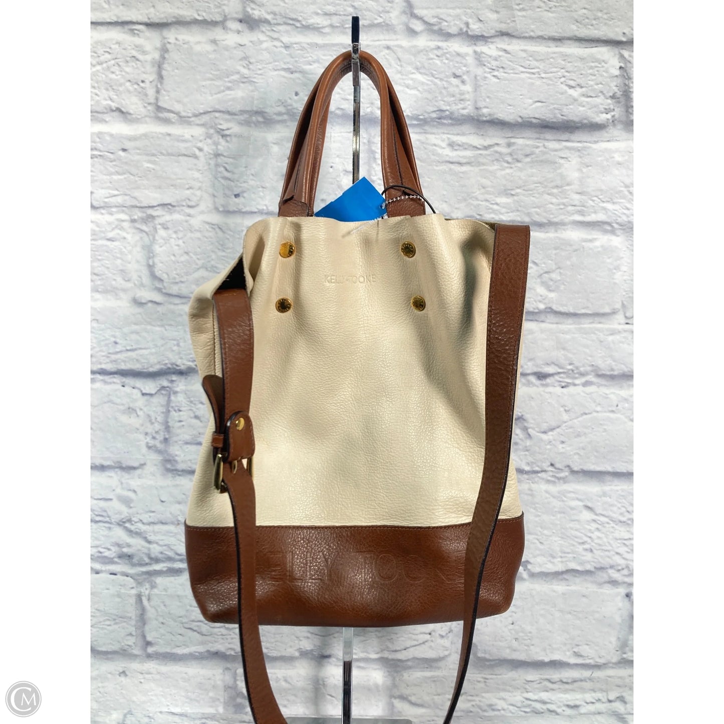 Handbag Leather By Clothes Mentor, Size: Large