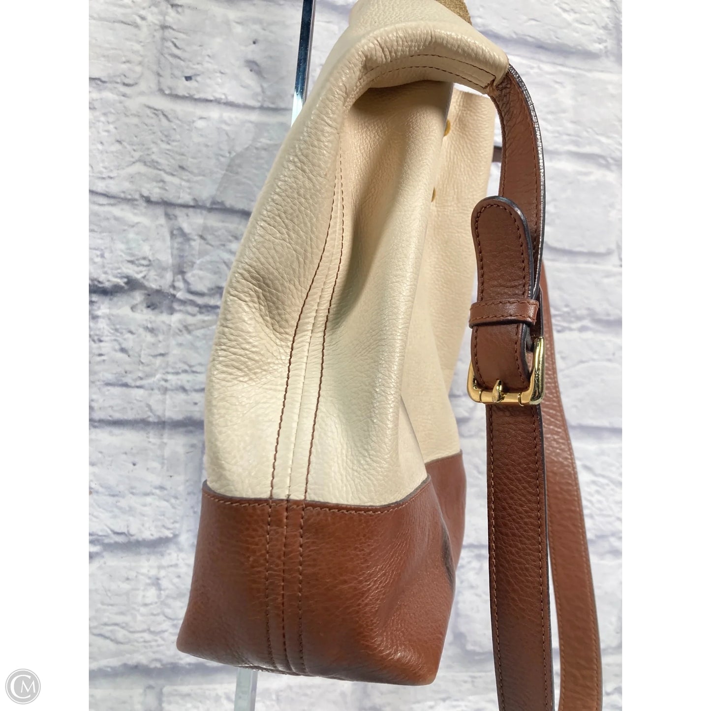 Handbag Leather By Clothes Mentor, Size: Large