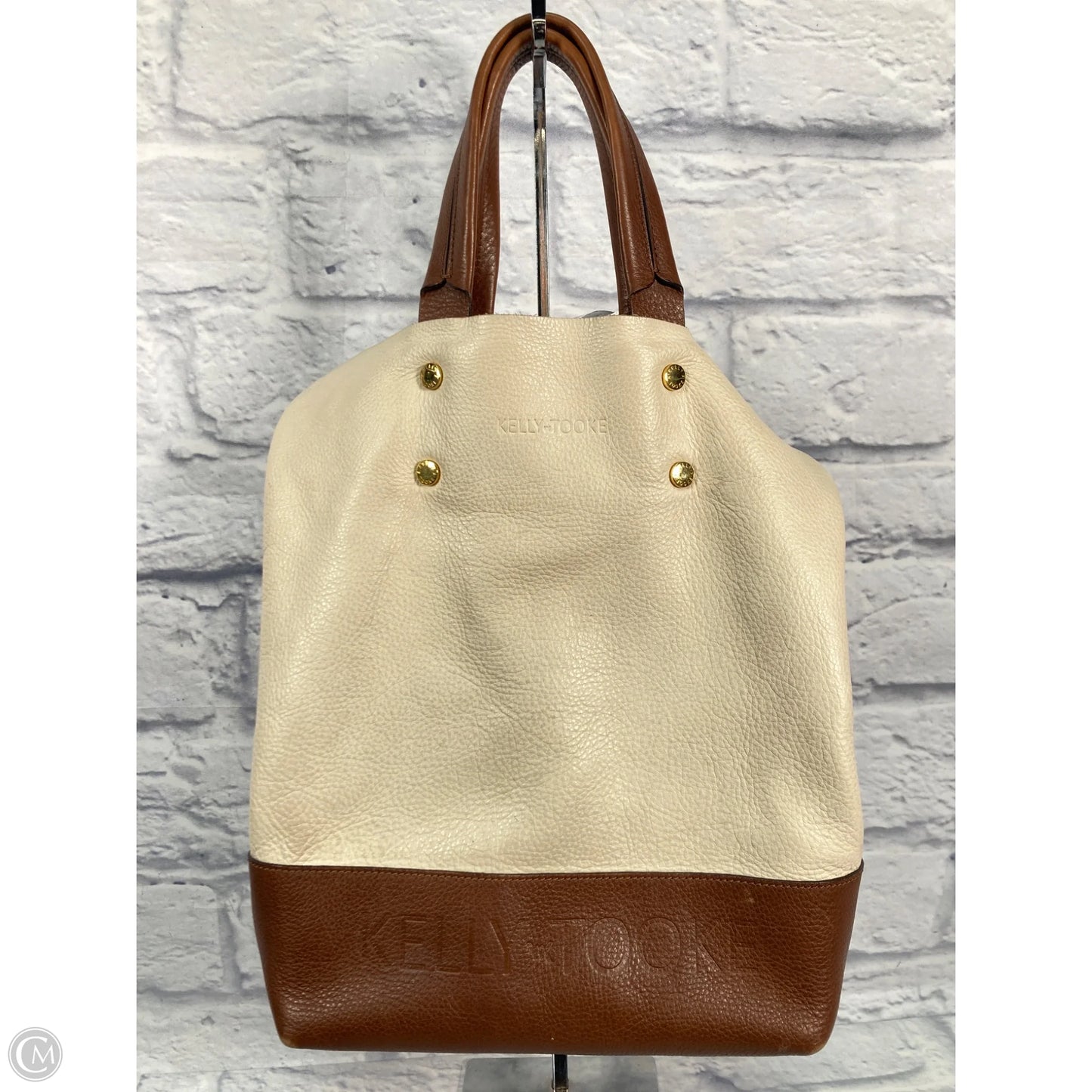 Handbag Leather By Clothes Mentor, Size: Large