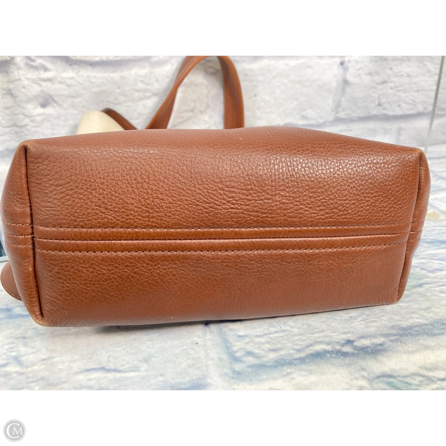 Handbag Leather By Clothes Mentor, Size: Large