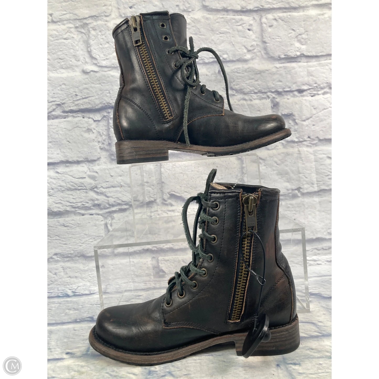 Boots Combat By Freebird In Brown, Size: 8