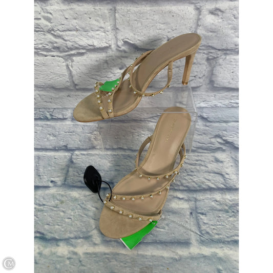 Sandals Designer By Stuart Weitzman In Tan, Size: 10