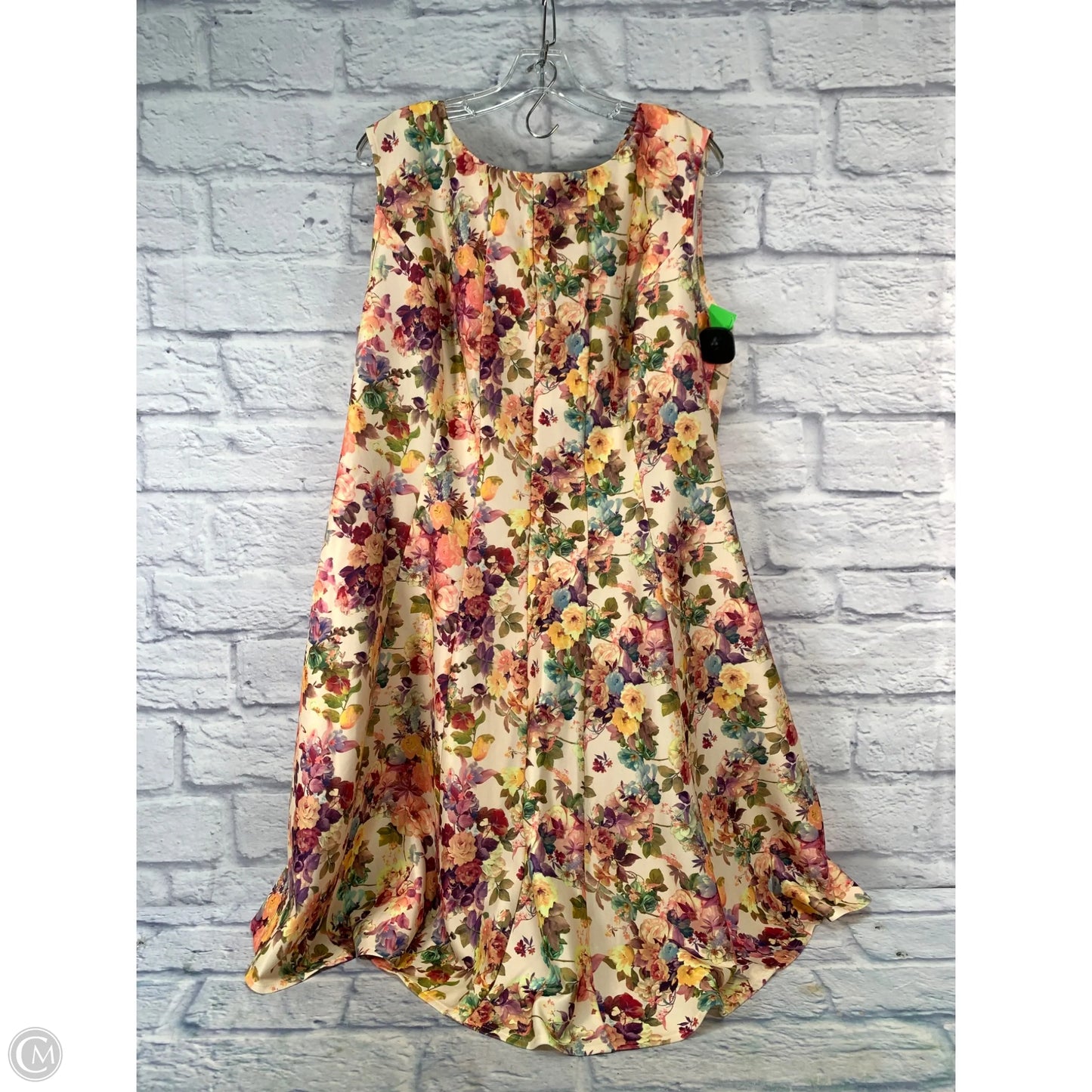 Dress Party Short By Gabby Skye In Orange & Pink, Size: Xl