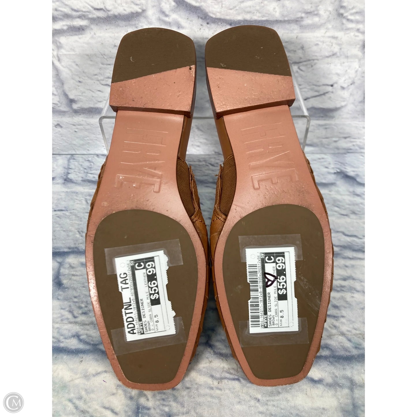 Shoes Designer By Frye In Brown, Size: 8.5