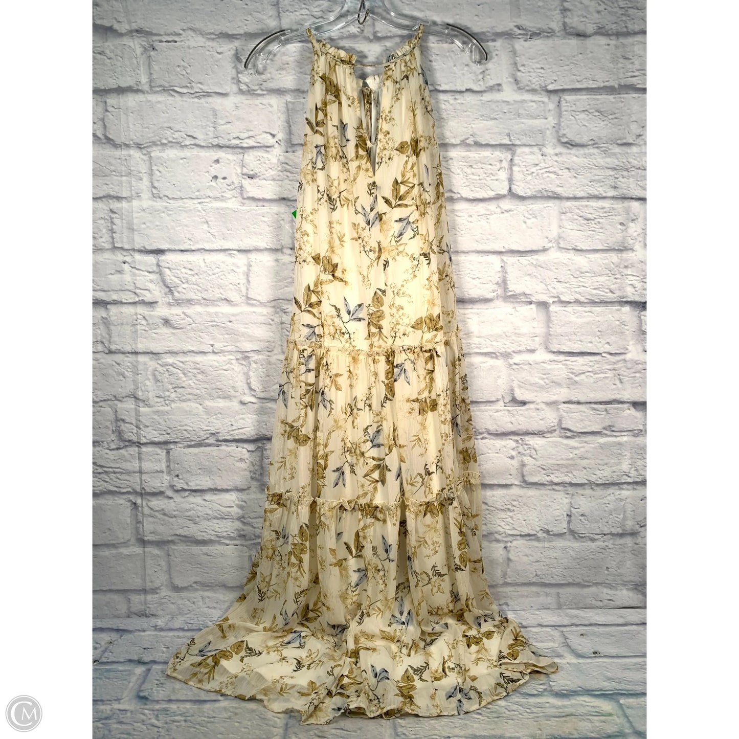 Dress Casual Maxi By Drew In Cream & Tan, Size: S