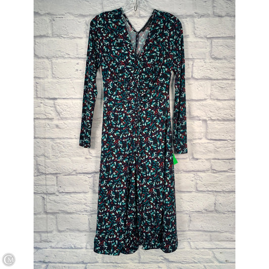 Dress Casual Short By White House Black Market In Blue & Red, Size: Xs