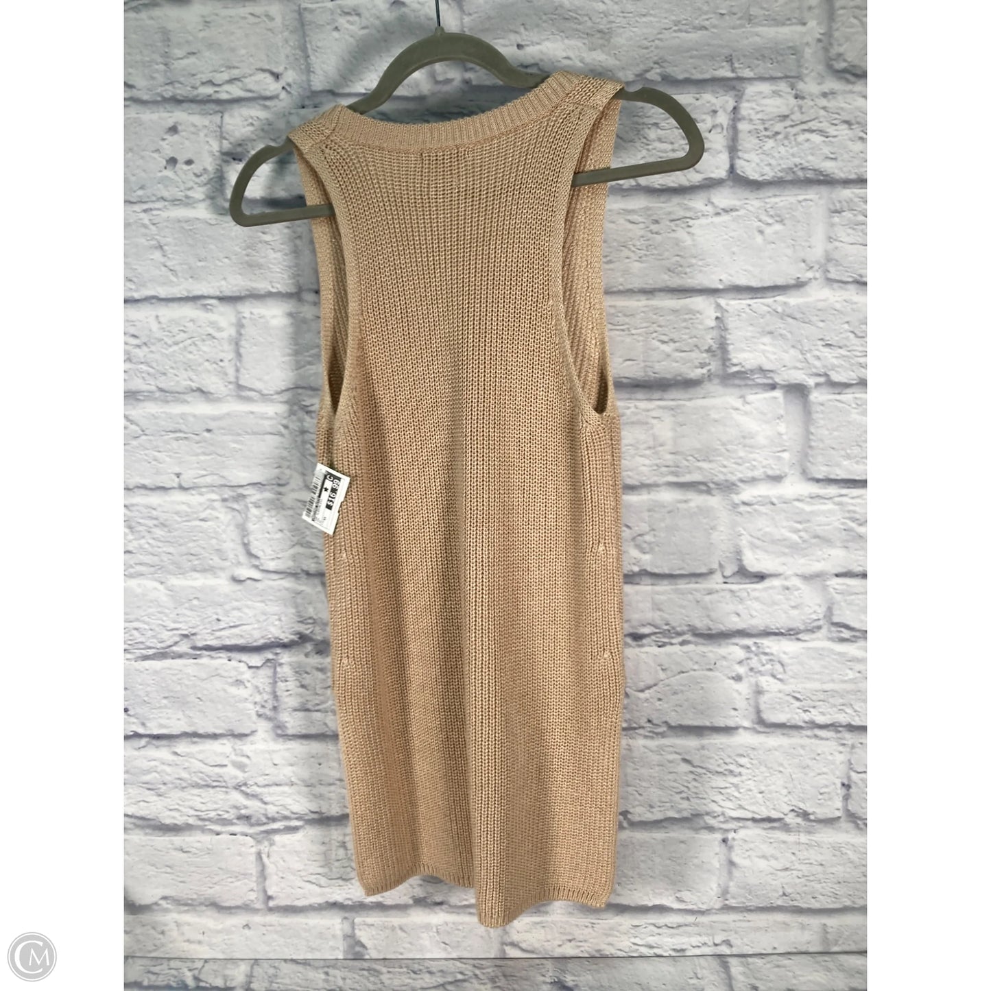 Top Sleeveless By Massimo Dutti In Tan, Size: Xs