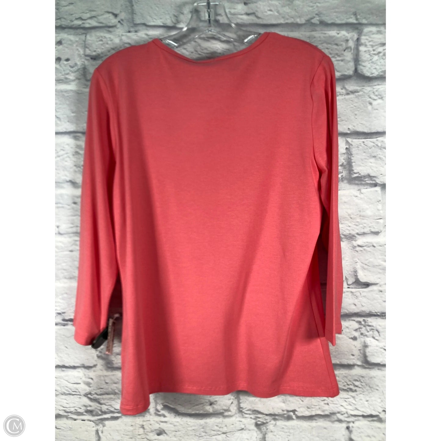 Top 3/4 Sleeve By J Mclaughlin In Pink, Size: L