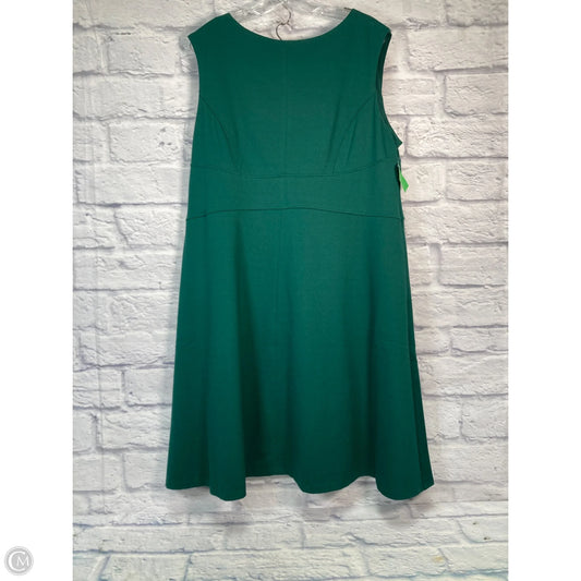 Dress Casual Midi By Talbots In Green, Size: 14p