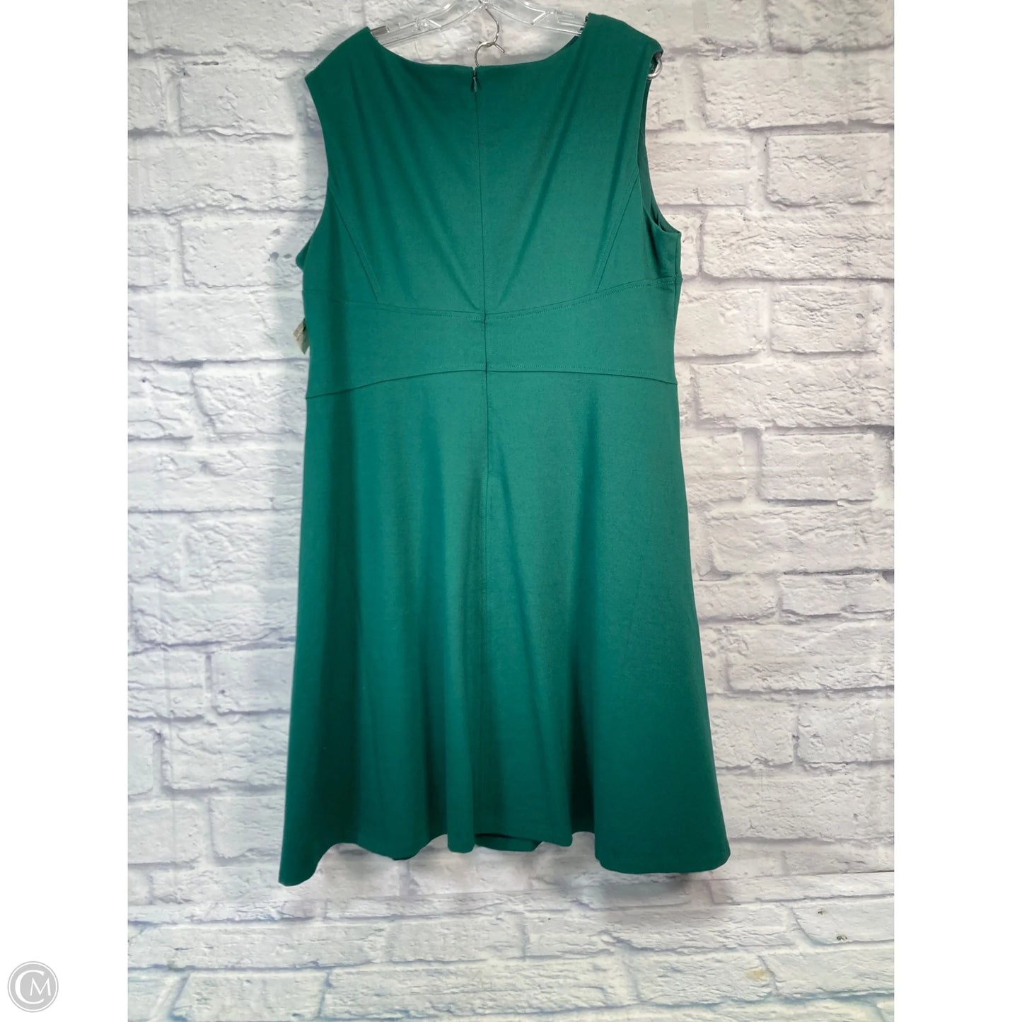 Dress Casual Midi By Talbots In Green, Size: 14p
