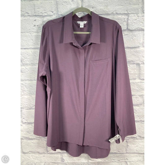 Top Long Sleeve By Athleta In Purple, Size: 2x