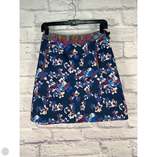 Skirt Mini & Short By Maeve In Blue & Purple, Size: 8