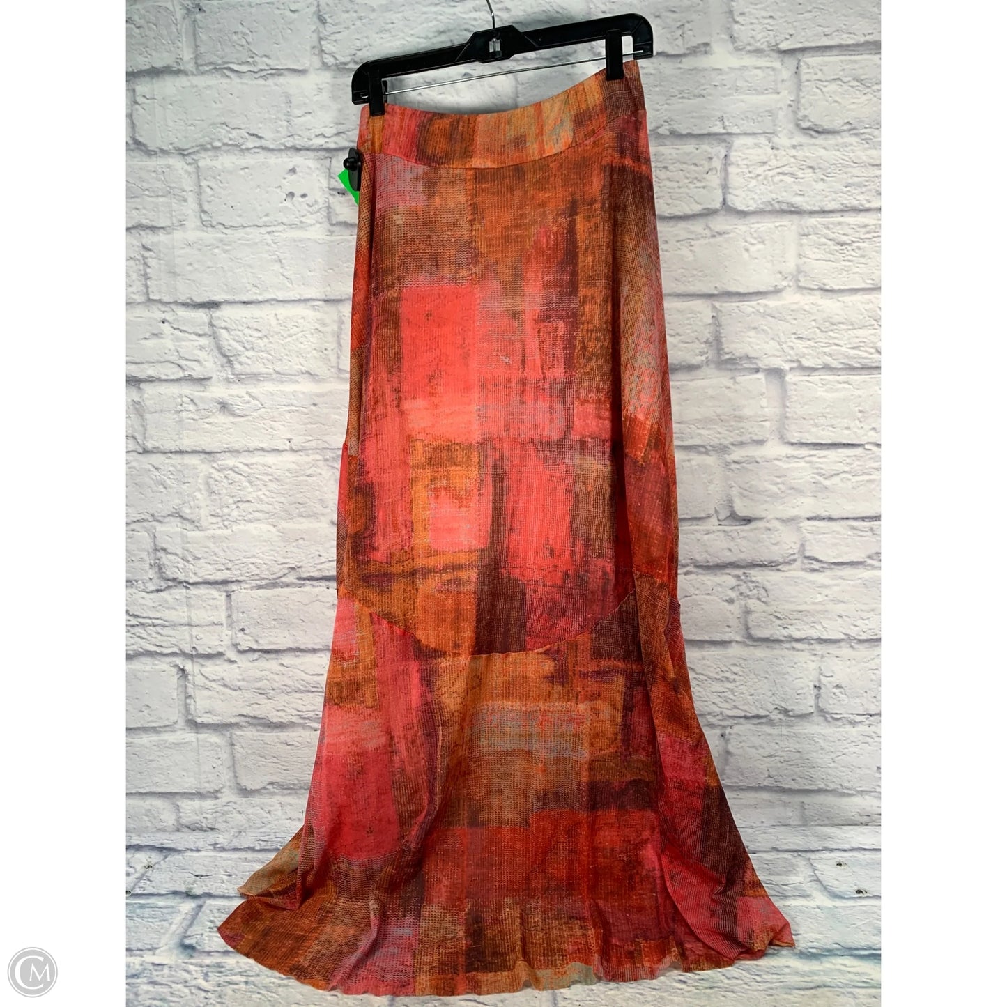 Skirt Maxi By Weston Wear In Orange, Size: 8