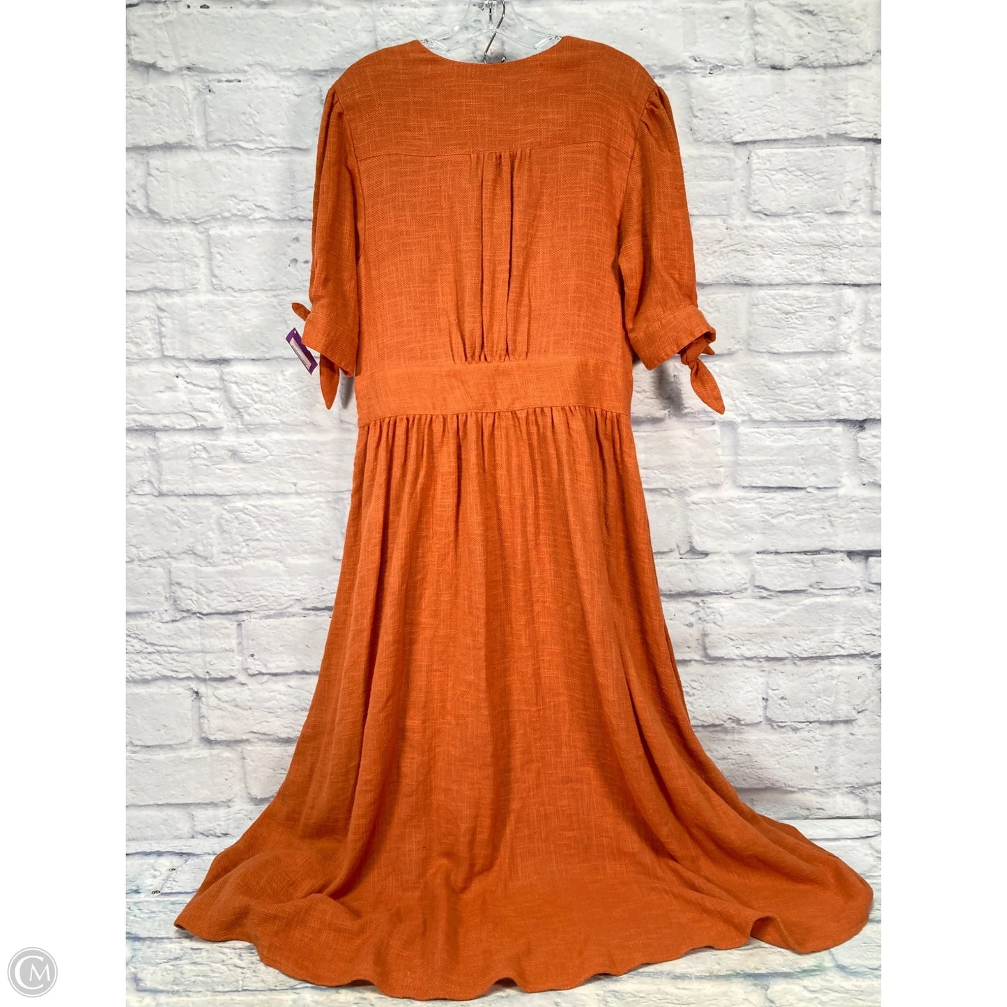 Dress Casual Maxi By Free People In Orange, Size: Xl