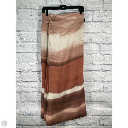 Skirt Maxi By Poetry In Cream & Tan, Size: 8