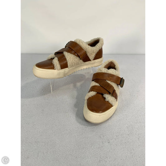 Shoes Designer By Frye In Brown & Cream, Size: 8