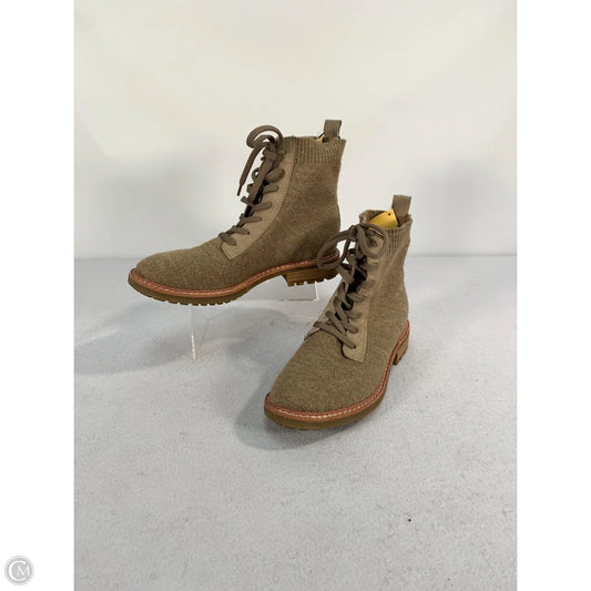 Boots Ankle Flats By Sofft In Brown, Size: 8