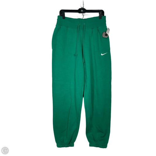 Athletic Pants By Nike Apparel In Green, Size: S