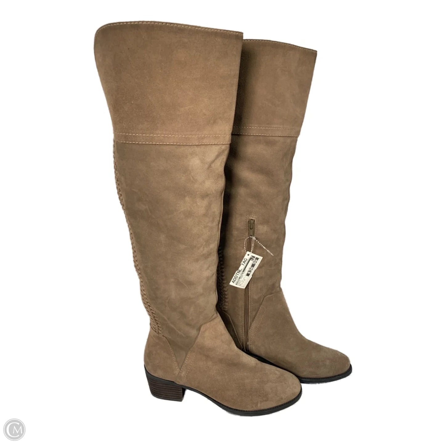 Boots Knee Flats By Vince Camuto In Brown, Size: 7.5