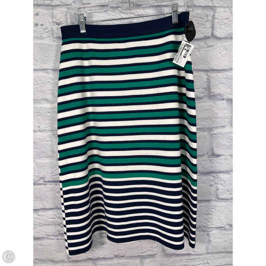 Skirt Designer By Tory Burch In Blue & Green, Size: 12