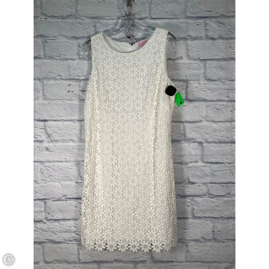 Dress Designer By Lilly Pulitzer In White, Size: L