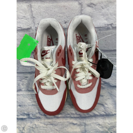 Shoes Sneakers By Nike In Red & White, Size: 7