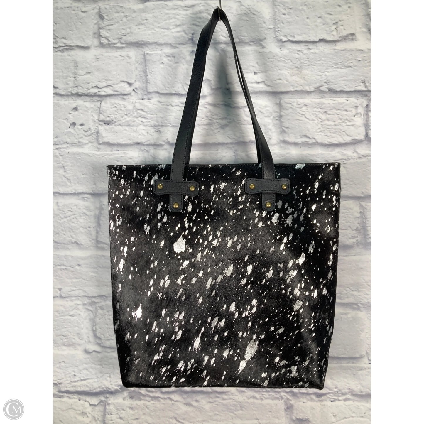 Tote Leather By Clothes Mentor, Size: Large