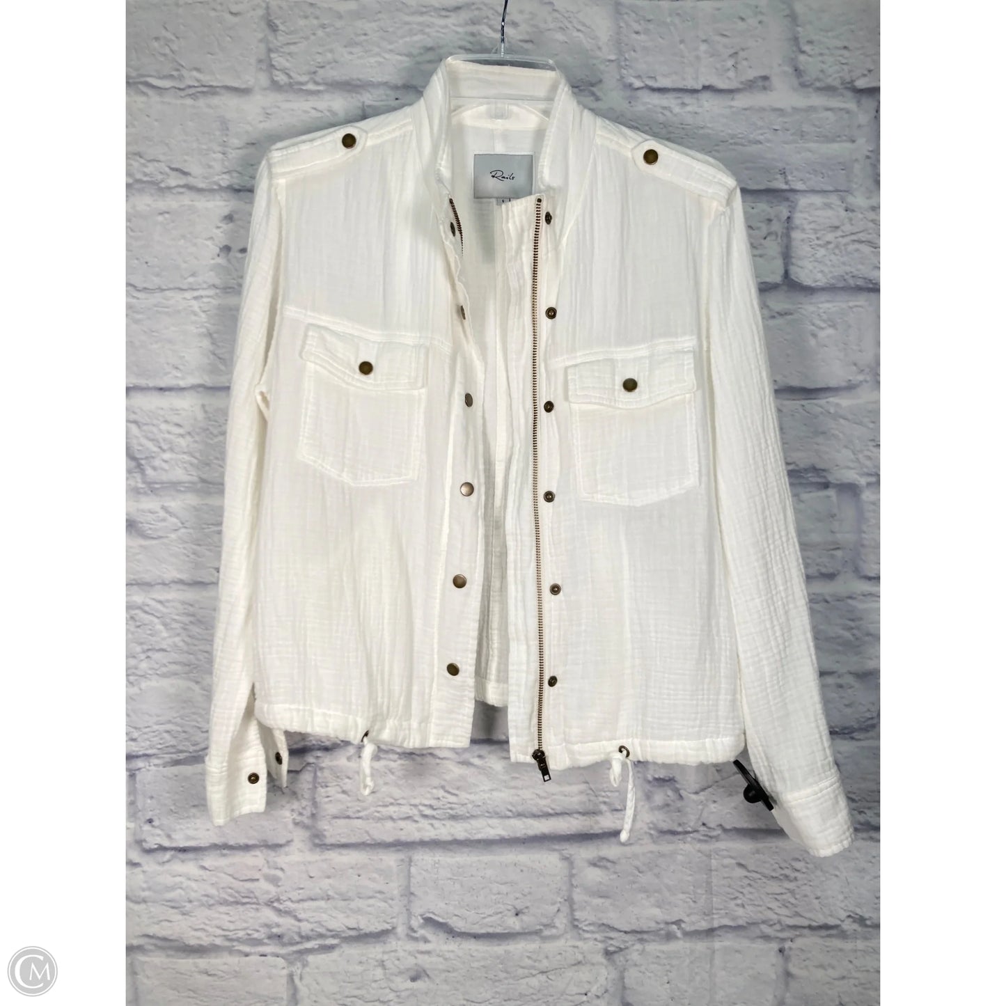 Jacket Other By Rails In White, Size: S