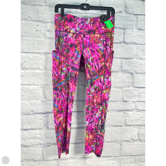 Athletic Capris By Lululemon In Pink, Size: M