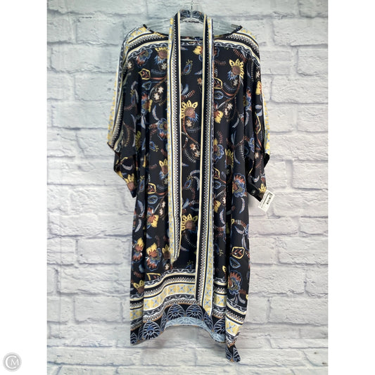 Dress Casual Short By Chicos In Black & Yellow, Size: L