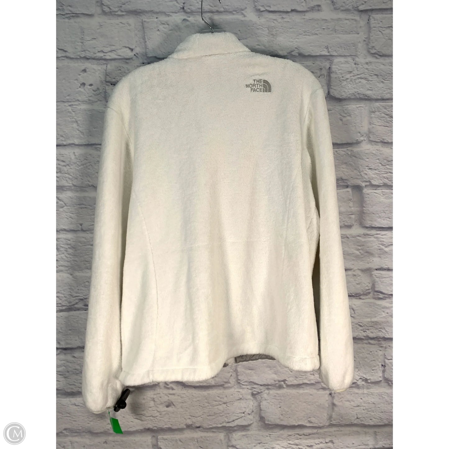 Athletic Jacket By The North Face In White, Size: L