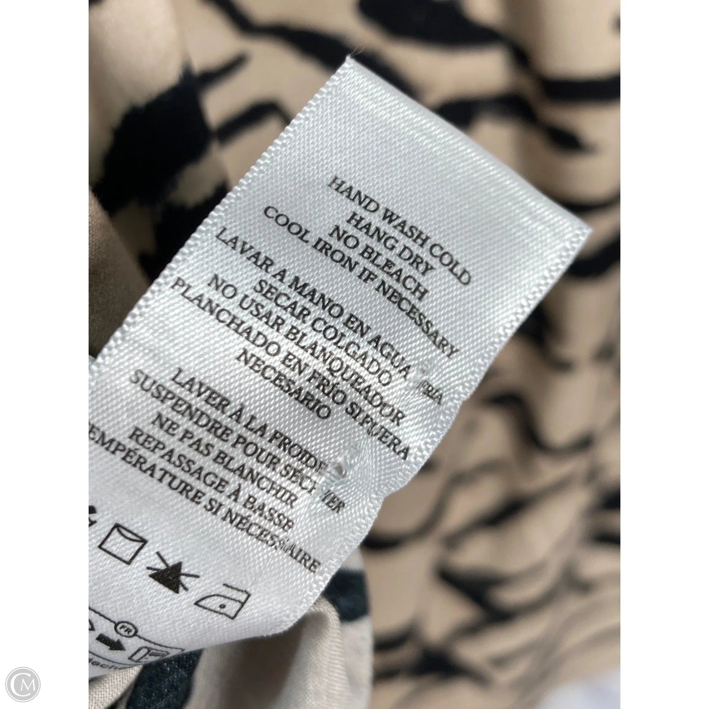 Top Long Sleeve By Rails In Zebra Print, Size: M
