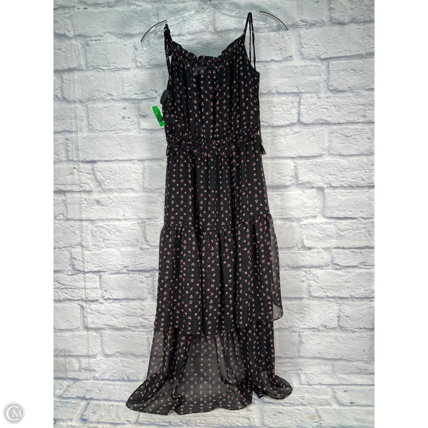 Dress Designer By Misa In Black & Pink, Size: Xs