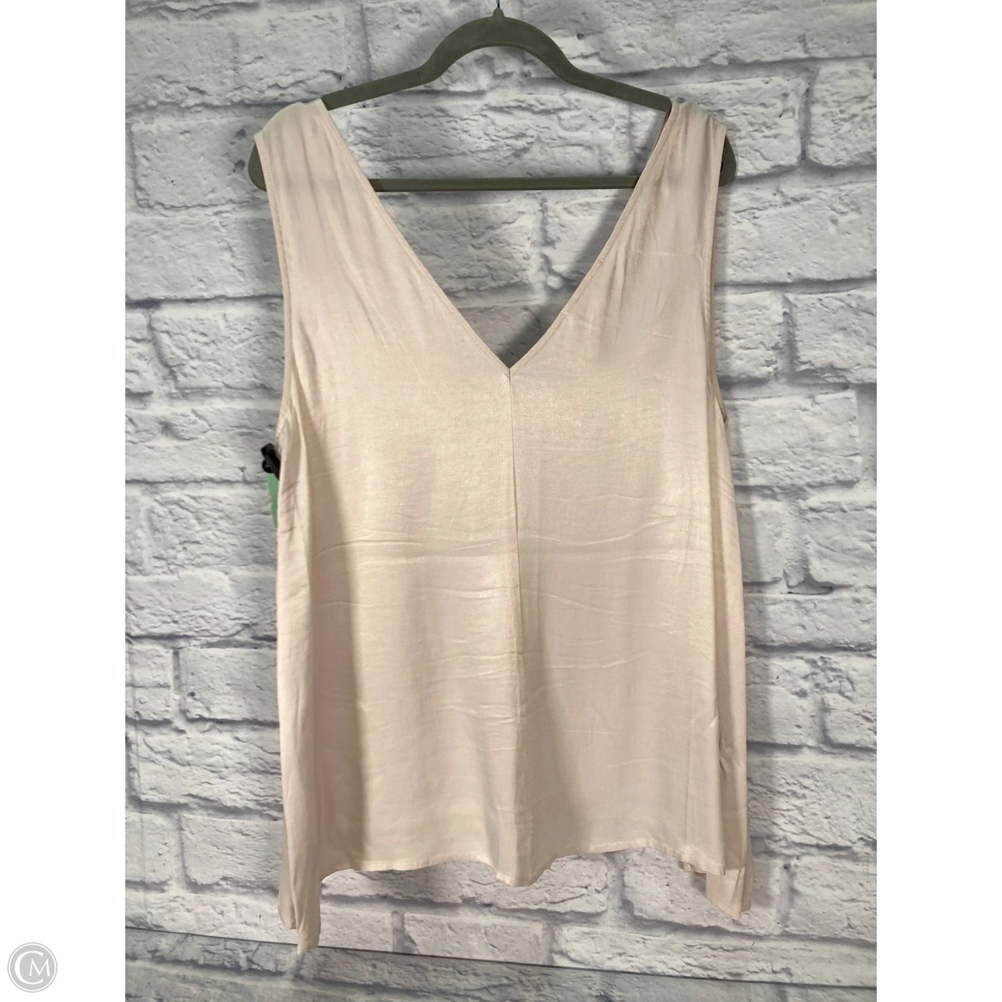Blouse Sleeveless By Johnny Was In Pink, Size: L