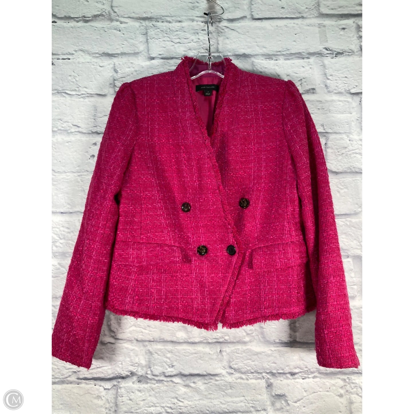 Blazer By Ann Taylor In Pink, Size: Xs