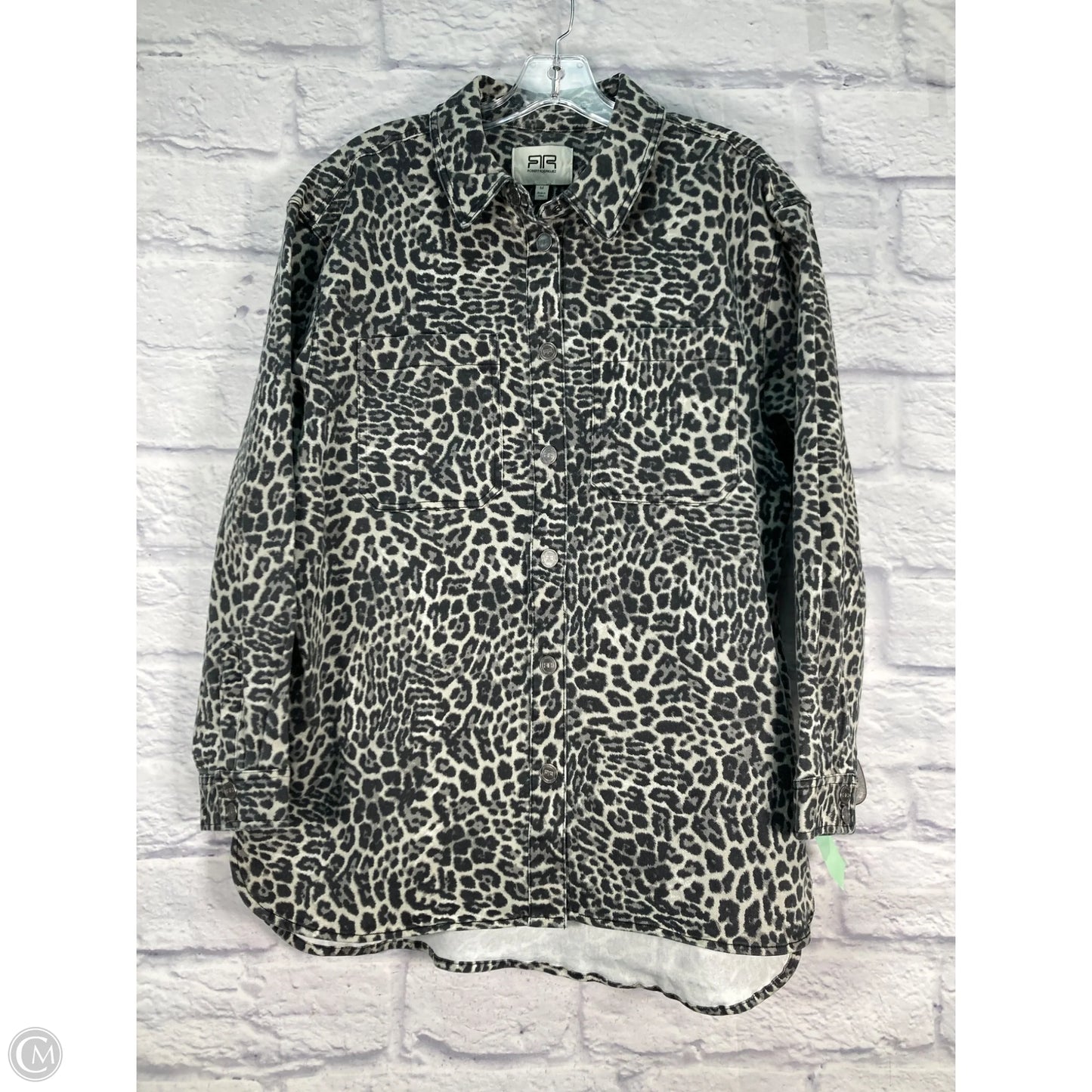 Jacket Shirt By Robert Rodriguez In Animal Print, Size: M