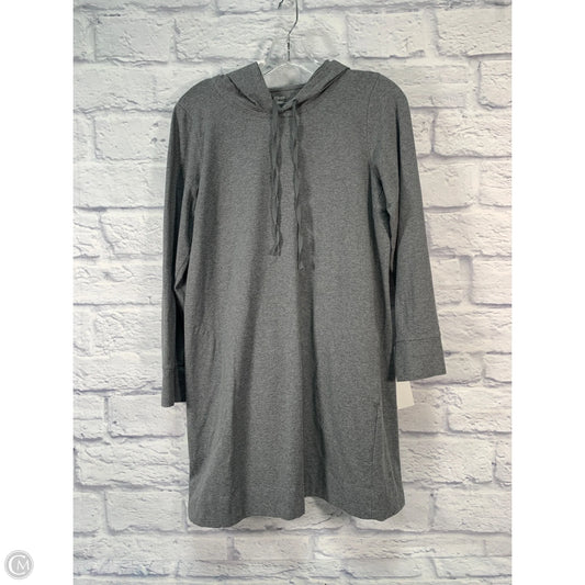 Dress Casual Short By Eileen Fisher In Grey, Size: Mp