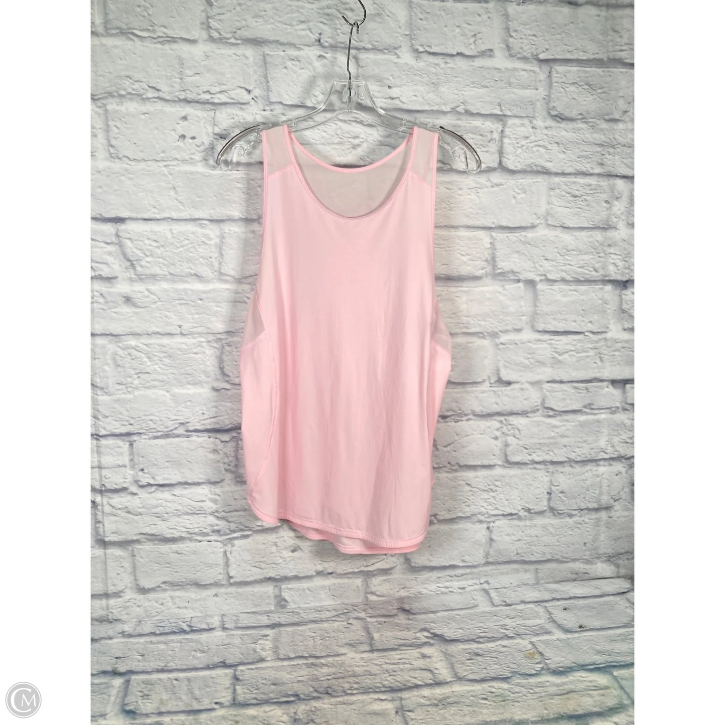 Athletic Tank Top By Lululemon In Pink, Size: M