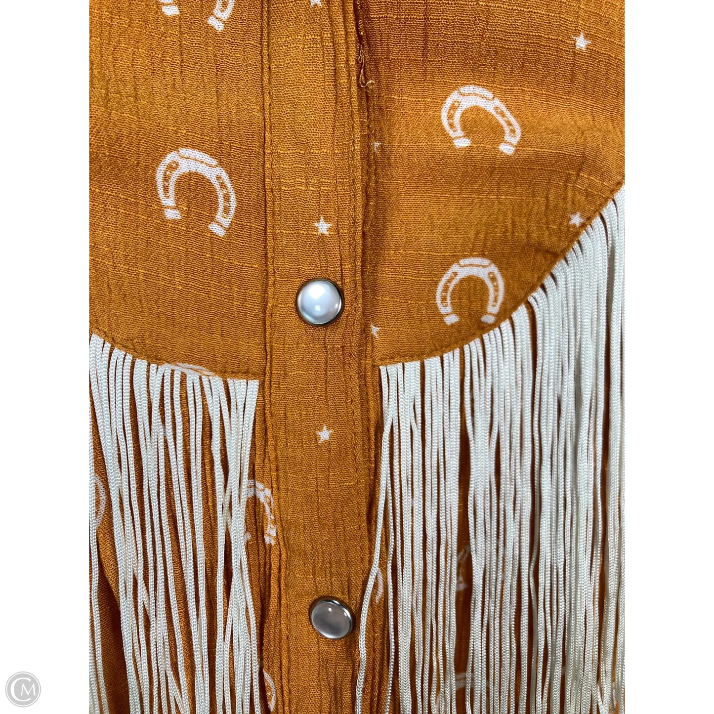 Top Long Sleeve By Idyllwind In Orange, Size: L