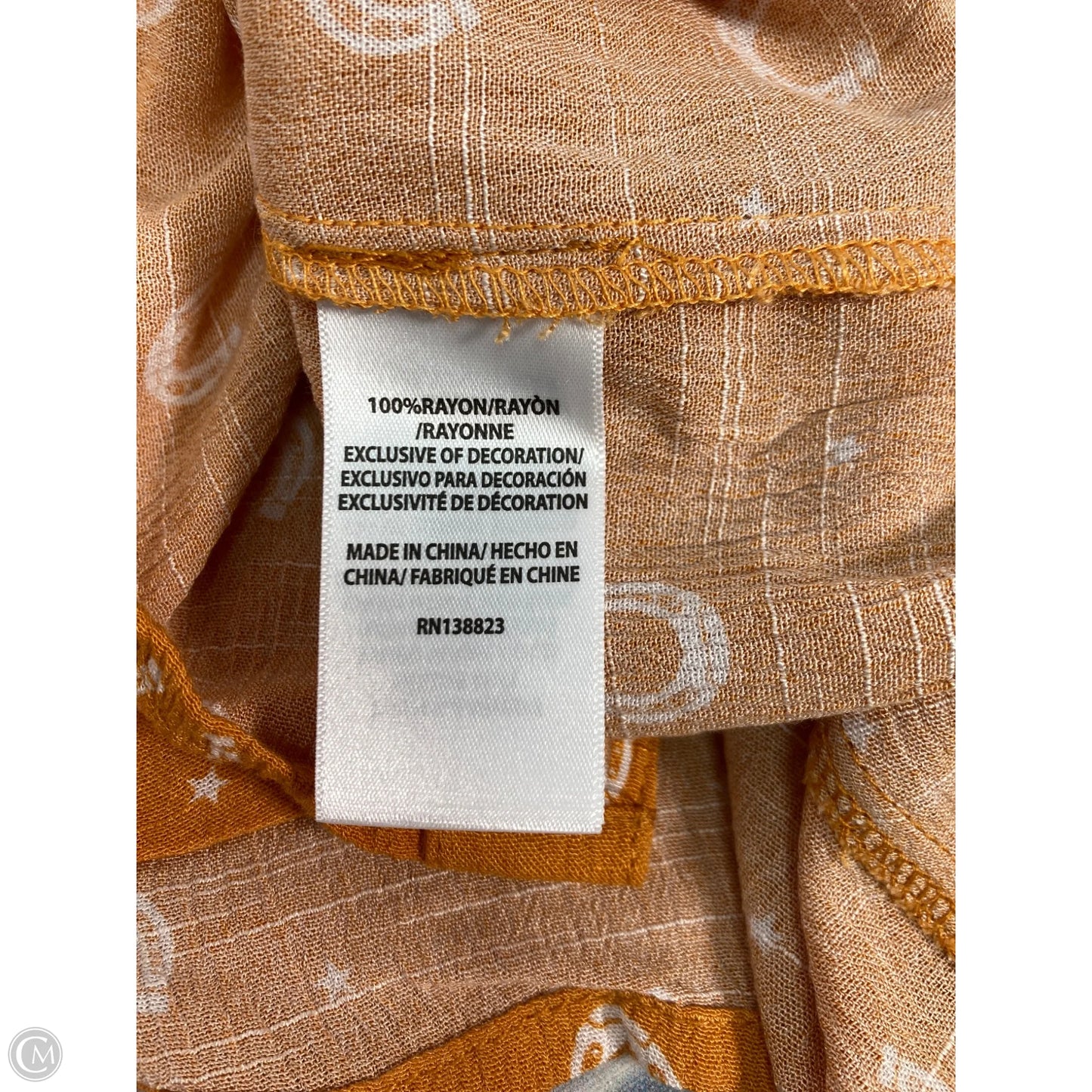 Top Long Sleeve By Idyllwind In Orange, Size: L