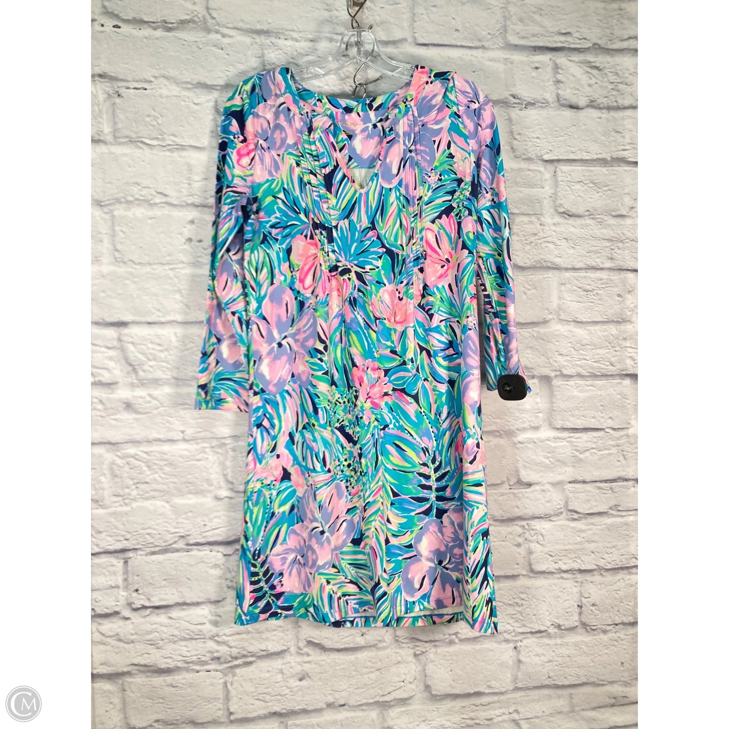 Dress Designer By Lilly Pulitzer In Blue & Pink, Size: S