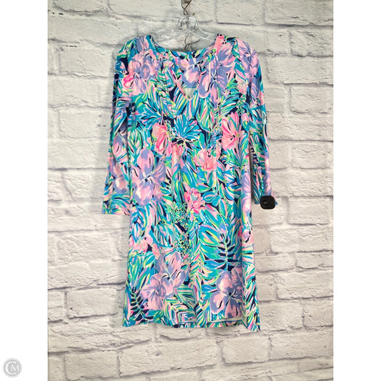 Dress Designer By Lilly Pulitzer In Blue & Pink, Size: S