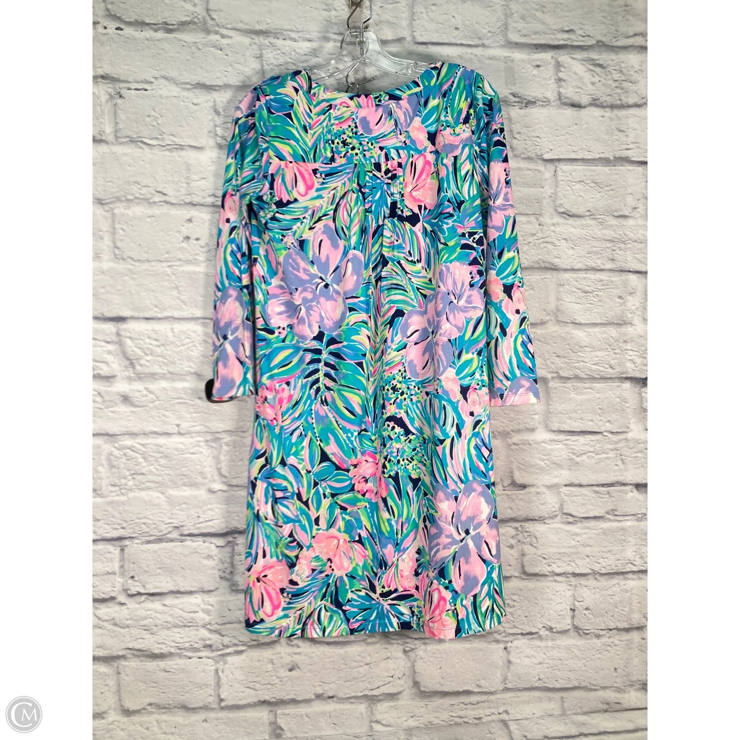 Dress Designer By Lilly Pulitzer In Blue & Pink, Size: S